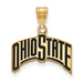 SS w/GP Ohio State U Large Enamel "OHIO STATE" Pendant