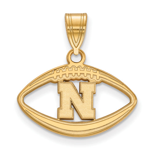 SS w/GP University of Nebraska Pendant in Football