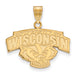 SS w/GP University of Wisc Medium Alt "WISCONSIN" Badger Pendant