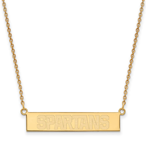 SS GP Michigan State University Small Bar Necklace
