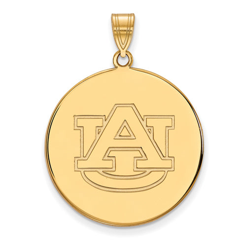 10ky Auburn University XL Disc Pendant