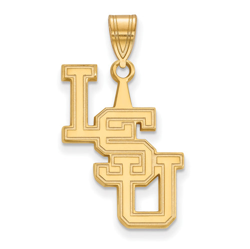 10ky Louisiana State University Large Vetical LSU Pendant