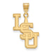 14ky Louisiana State University Large Vetical LSU Pendant