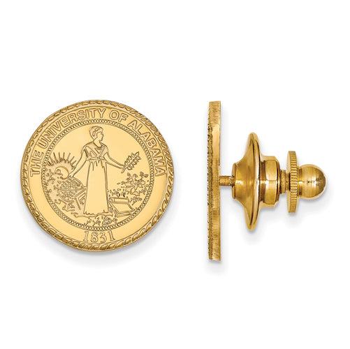 SS w/GP University of Alabama Logo Lapel Pin