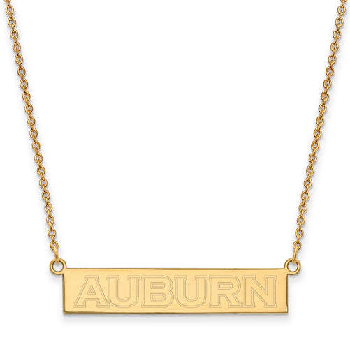 SS GP Auburn University Small Bar Necklace