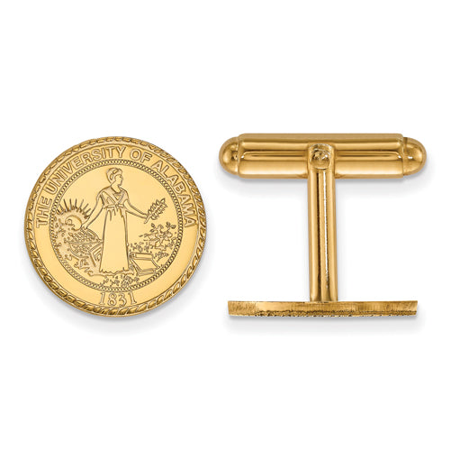 14ky University of Alabama Crest Cuff Links