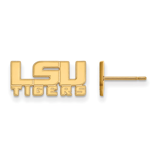 14ky Louisiana State University Xs Post LSU TIGERS Earrings