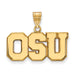 14ky Ohio State U Large "OSU" Pendant