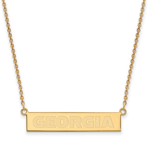 SS GP University of Georgia Small Bar Necklace