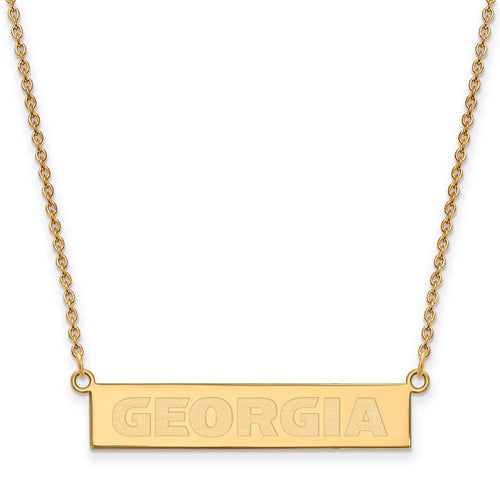 SS GP University of Georgia Small Bar Necklace