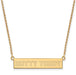 SS GP University  of Mississippi Hotty Toddy Small Bar Necklace