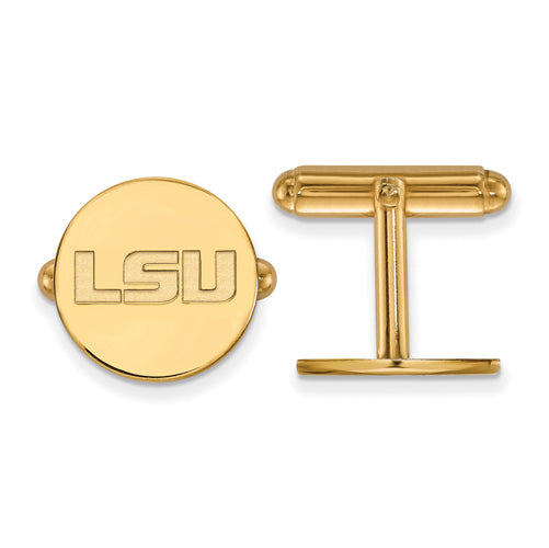 14ky Louisiana State University Cuff Links