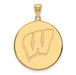 10ky University of Wisconsin XL Disc Motion W Disc Pendant