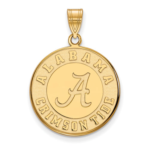 10ky University of Alabama Large Disc Pendant