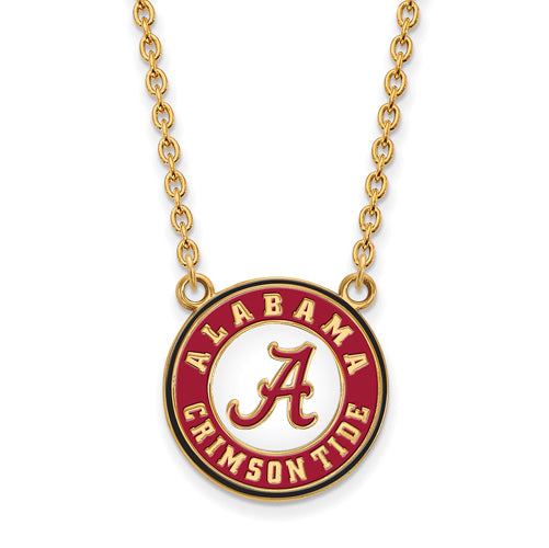 SS w/GP U of Alabama Large Enl Pend. w/Necklace