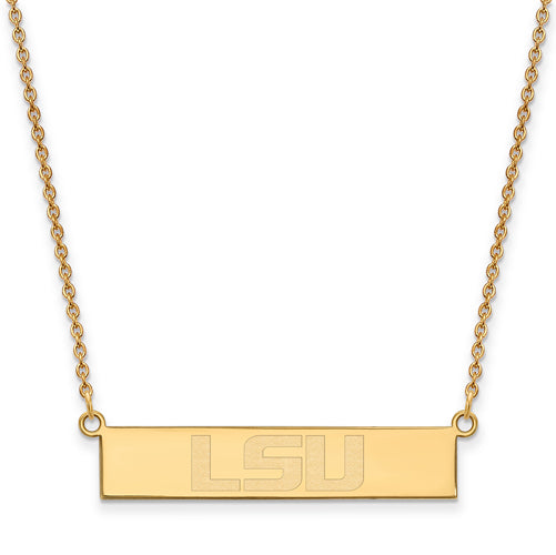 SS GP LSU Small Bar Necklace