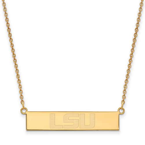 SS GP LSU Small Bar Necklace