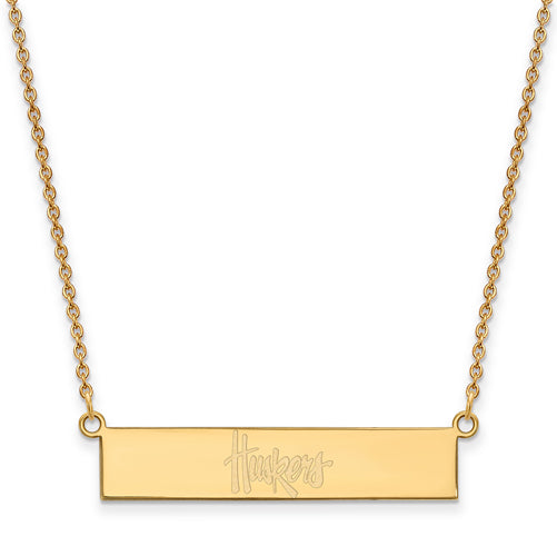 SS GP University of Nebraska Small Bar Necklace