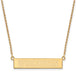 SS GP University of Wisconsin Small "WISCONSIN" Bar Necklace
