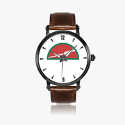 78th Infantry Division-46mm Automatic Watch with a Brown Leather Band