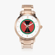 7th Infantry Division-46mm Automatic Steel Strap Gold Watch