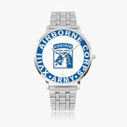 XVIII Airborne Corps Silvertone Watch