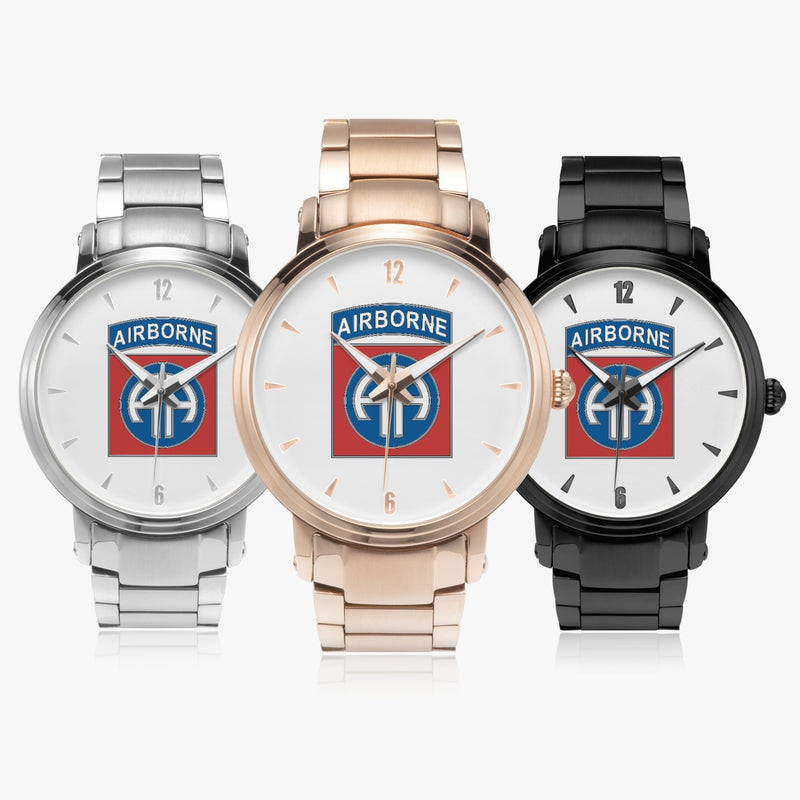 Family of 82nd Airborne Division 46mm Automatic Steel Strap Watches