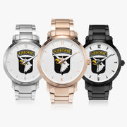 Family of 101st Airborne Division 46mm Automatic Steel Strap Watches