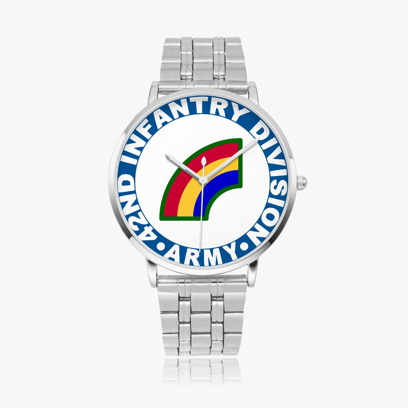 42nd Infantry Division Goldtone Watch