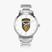 13th Airborne Division-46mm Automatic Steel Strap Silver Watch