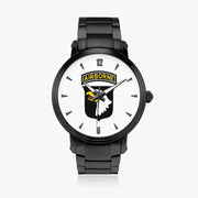 101st Airborne Division-46mm Automatic Steel Strap Black Watch