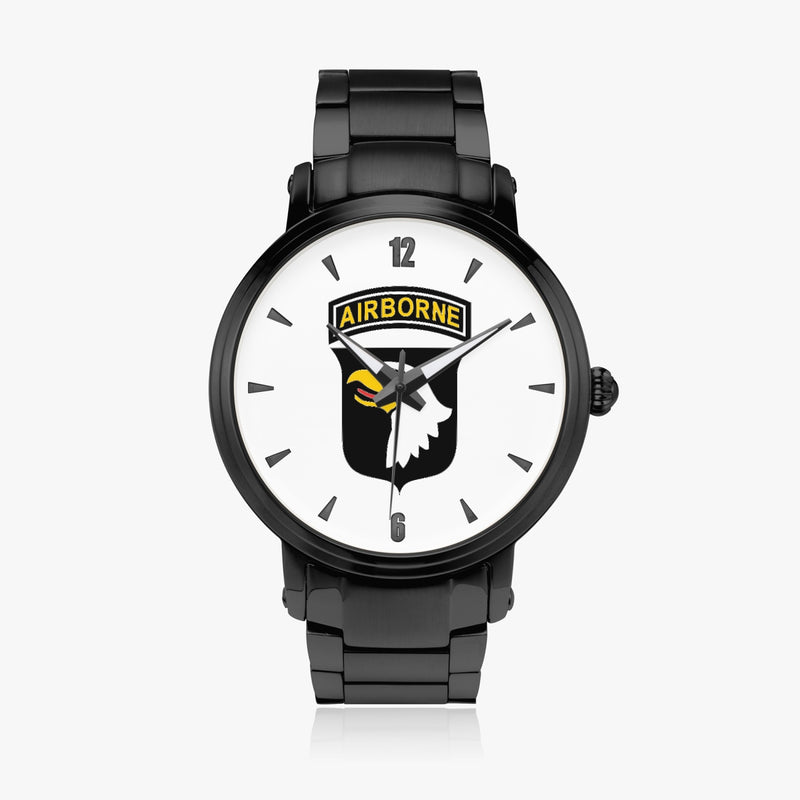 101st Airborne Division-46mm Automatic Steel Strap Black Watch