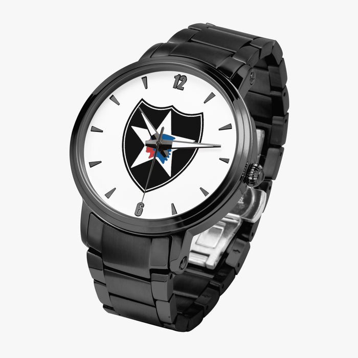 2nd Infantry Division-Steel Strap Automatic Watch