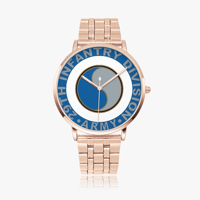 29th Infantry Division Goldtone Watch