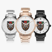 Family of US Forces Afghanistan 46mm Automatic Steel Strap Watches