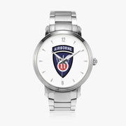 11th Airborne Division-46mm Automatic Steel Strap Silver Watch