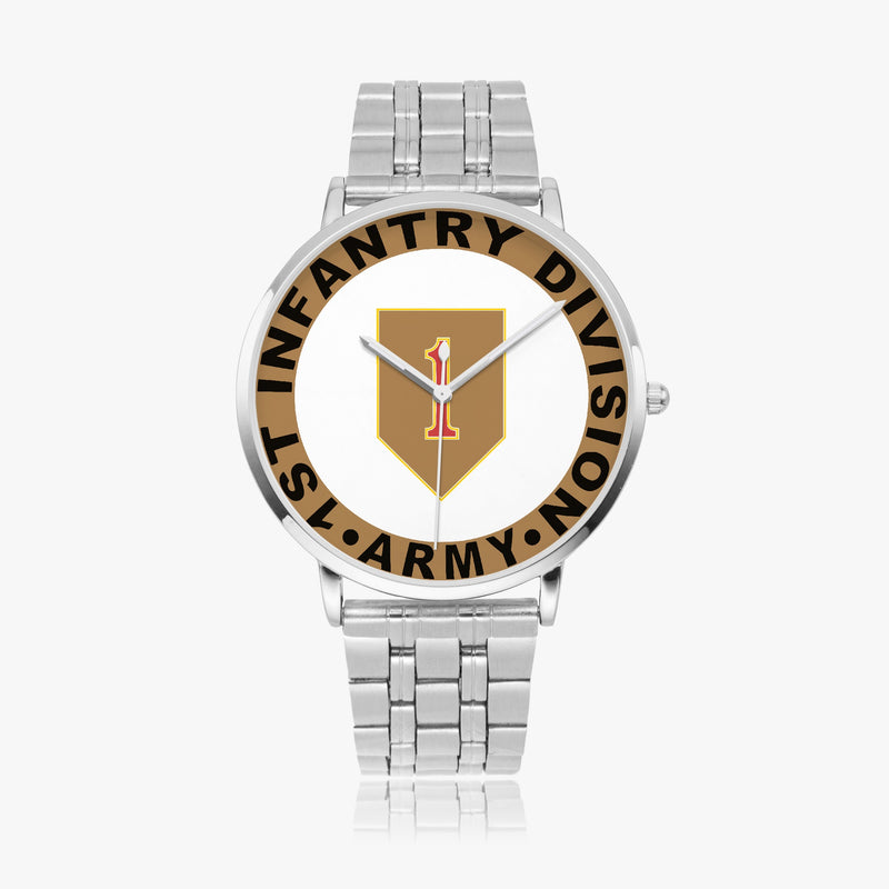 1st Infantry Division Silvertone Watch