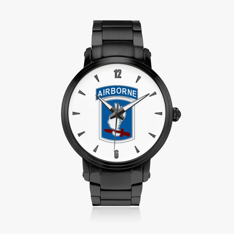 173rd Airborne Brigade-46mm Automatic Steel Strap Black Watch
