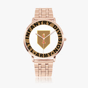 1st Infantry Division Goldtone Watch