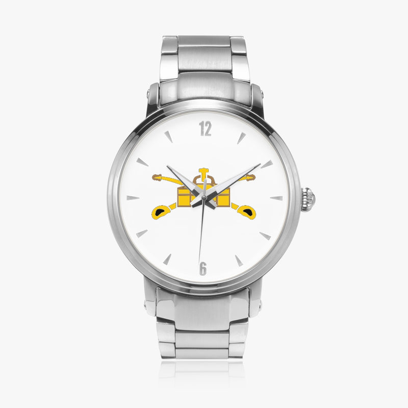 Army Armor-46mm Automatic Steel Strap Silver Watch