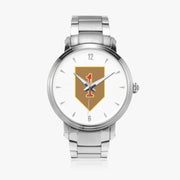 1st Infantry Division-46mm Automatic Steel Strap Silver Watch