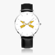 Top View - Special Forces Ultra Thin Watch (Black Strap)