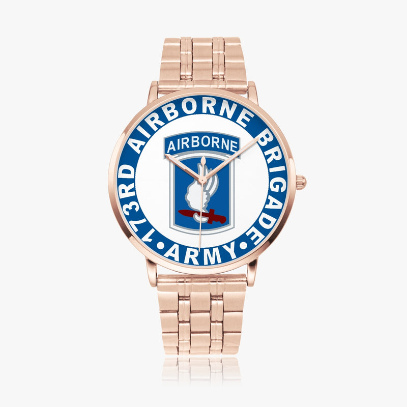 173rd Airborne Brigade Goldtone Watch