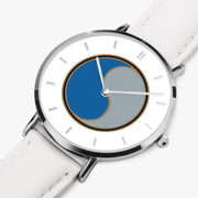 Perspective View - 29th Infantry Division Ultra Thin Watch (White Strap)