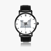 Combat Engineer-46mm Automatic Watch with a Black Leather Band