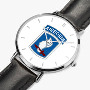 Perspective View - 173rd Airborne Brigade Ultra Thin Watch (Black Strap)