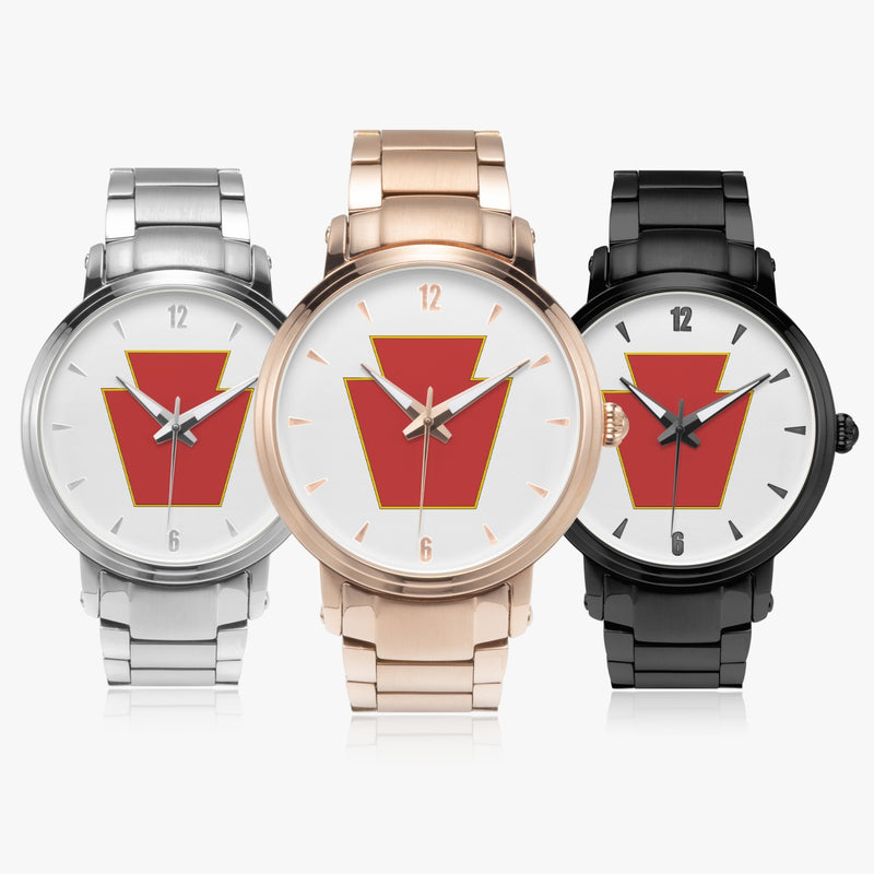 Family of 28th Infantry Division 46mm Automatic Steel Strap Watches