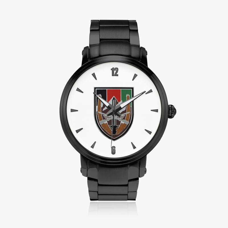 US Forces Afghanistan-46mm Automatic Steel Strap Black Watch