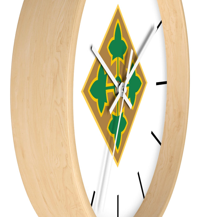 4th Infantry Division Wall Clock