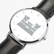 Perspective View - Combat Engineer Ultra Thin Watch (Black Strap)